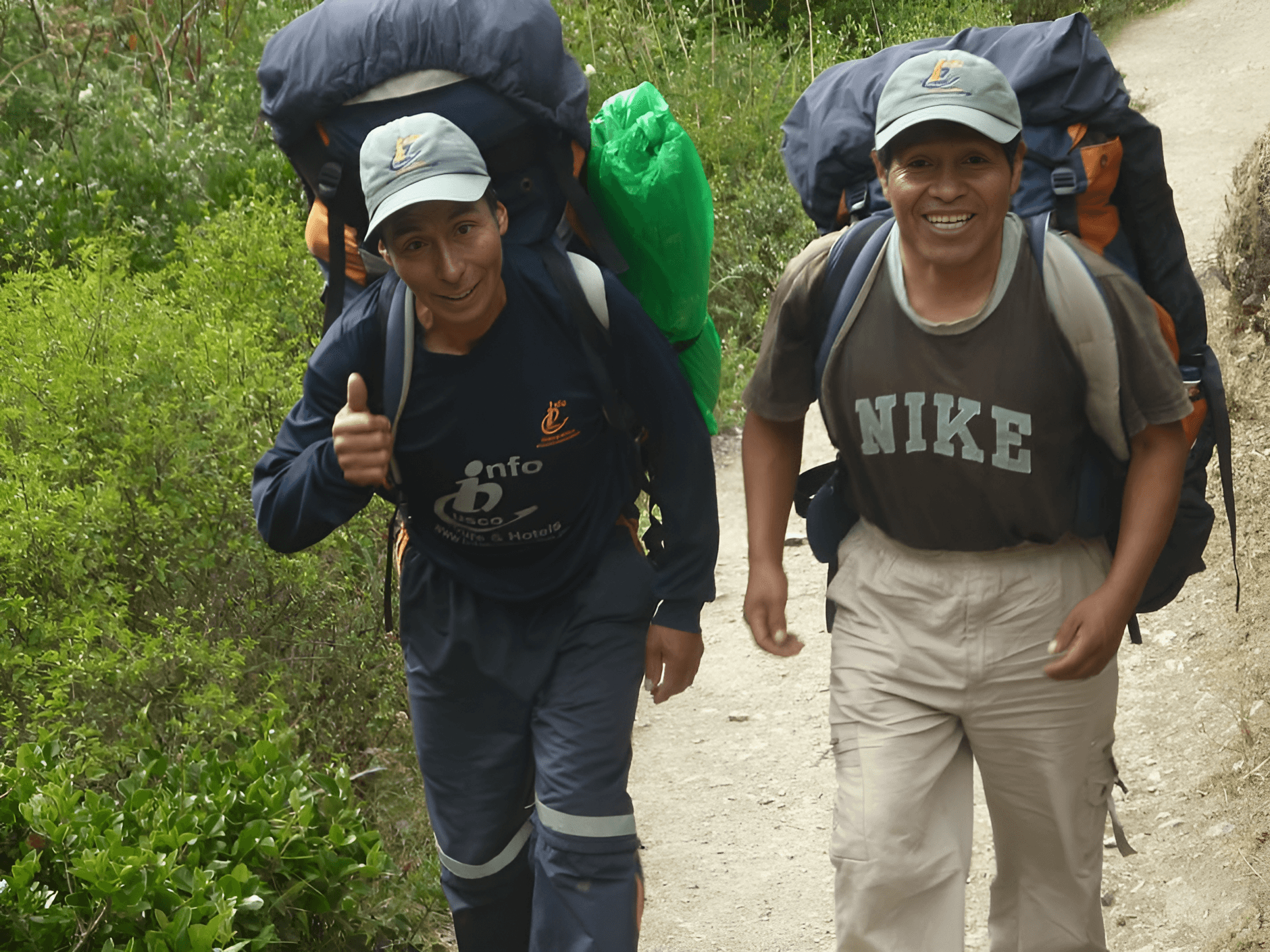 Porteadores Camino Inca Peru